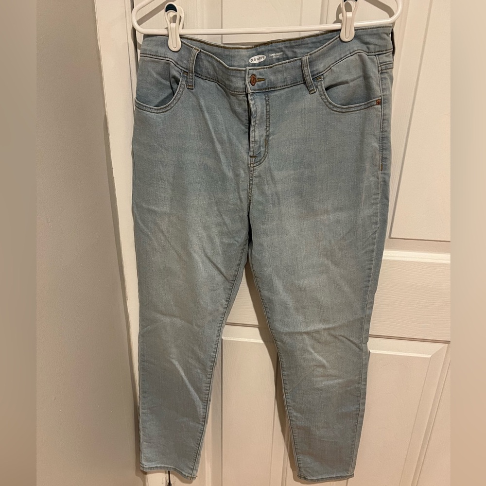 Old Navy Skinny Jeans- Size 14- Light Wash
